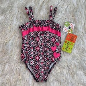 Penelope Mack - Pink Hearts Bathing Suit